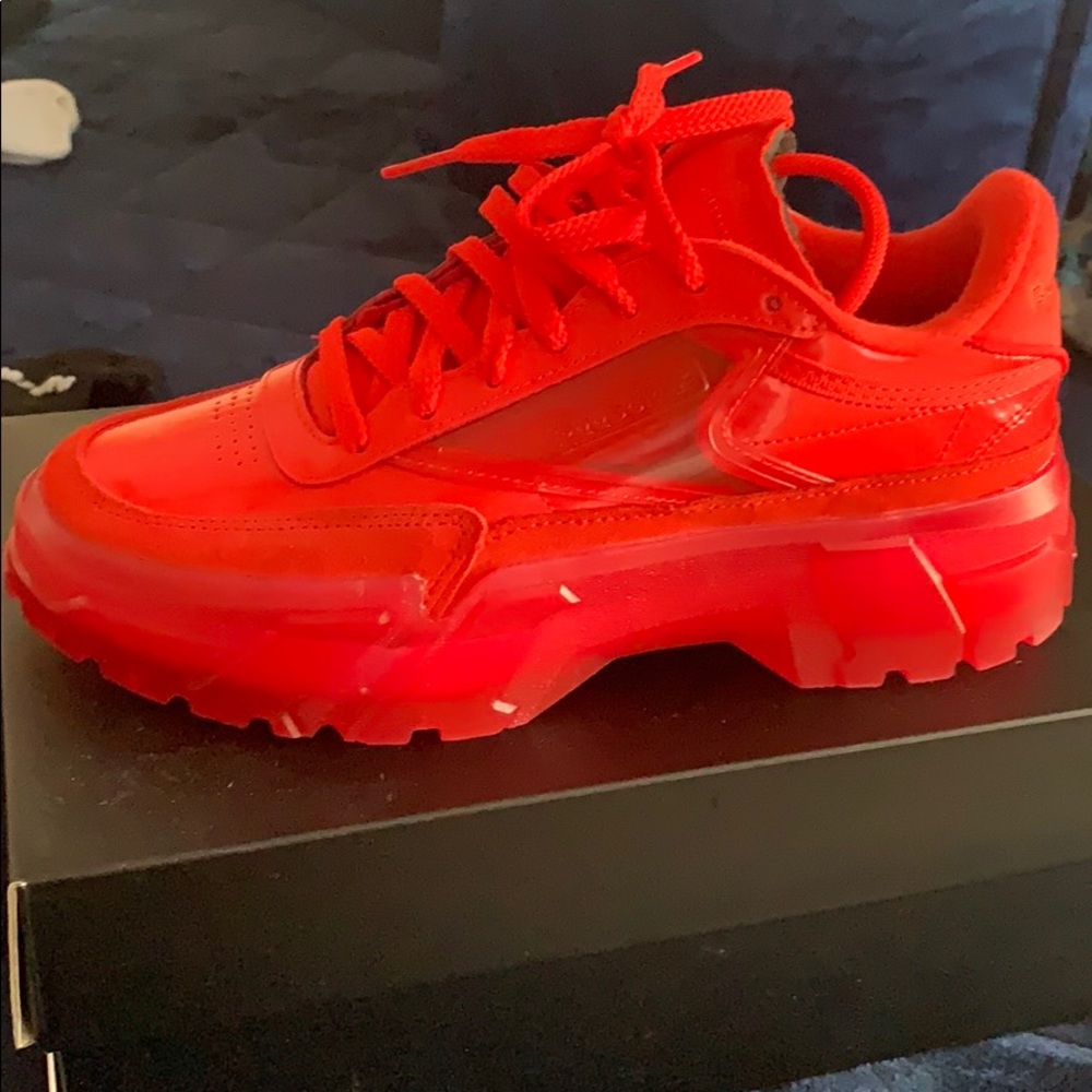 Limited addition from Cardi B red club C shoes.